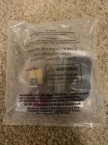 Transformers 2015 Botcon Diaclone Explorers Burn Out and Life-Ticket Sealed New - Picture 1 of 2