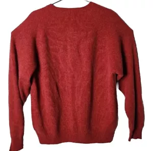Maglione pullover maglia Daniel Cremieux uomo XL rosso cashmere - Foto 1 di 5
