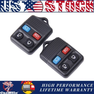 2X Llavero de control remoto de entrada sin llave para Explorer Grand Marquis Escort Focus Foto 1 de 4