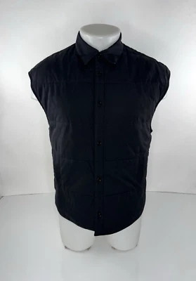 HELMUT LANG - Mens Quilted Button Up S Vest - EXCELLENT - Image 1 of 4