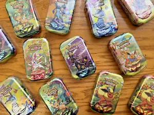 Pokemon TCG: Prismatic Evolutions Mini Tin! One Random Sealed Tin w/ 2 Packs! - Picture 1 of 2