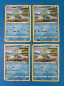 4x Chewtle 060/202 60/202 Pokemon card Sword & Shield common NM - Picture 1 of 1