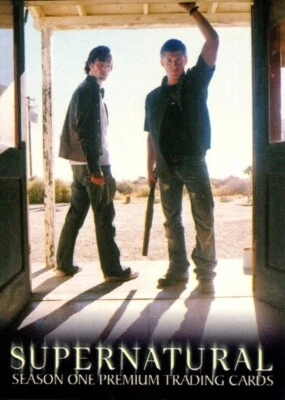 Tarjeta promocional Supernatural Season One SN-1 2006 Inkworks - Sam & Dean Winchester Foto 1 de 2