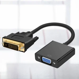 TV DVI Zu VGA Kabel DVI-D Zu VGA Adapter Computer DVI Zu VGA Kabel - Bild 1 von 12