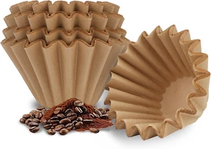 Filtri Caffè Piccoli Monouso,100pz Cestello Non Sbiancato Filtro Carta Caffè per - Foto 1 di 12
