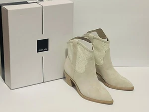 Botas occidentales de gamuza beige brillante para mujer Dolce vita 7 - Imagen 1 de 8