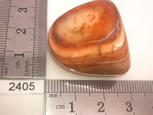 Agate Bahia 17g pierre roulee mineraux lithotherapie reiki collection déco - Picture 1 of 4