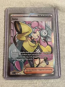 Pokémon TCG Iono Scarlet & Violet - Paldea Evolved 254/193 Holo Ultra Rare - Picture 1 of 2
