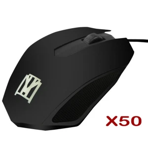 Wholesale 50Pcs 3 Key USB Wired Mouse Frosted Surface Pro Luminous for Office - Picture 1 of 6