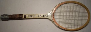 RAQUETA DE TENIS DE MADERA WILSON SET POINT GLM27 DE COLECCIÓN 4 1/4 USADA - Imagen 1 de 6