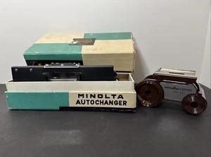 Vintage Minolta Autochanger In Original Box! Includes Minolta Carrier Type SV! - Picture 1 of 13