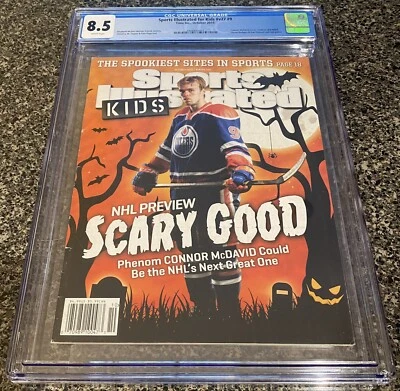 2015 Connor McDavid Sports Illustrated For Kids Rookie Cover Newsstand CGC 8.5  Foto 1 de 2