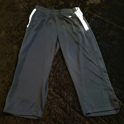 Pantalones de pista de baloncesto Eastbay Break Away talla M azul blanco broches laterales rasgar Foto 1 de 4