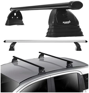 Summit Premium Roof Bars Lockable Steel Aluminium to fit VW Caddy Van 2005-2020 - Picture 1 of 11