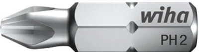 WIHA WERKZEUGE GMBH Wiha Profi-Bit für Schrauben mit Phillips PH Kreuzschlitz Antrieb PH1 - PH3