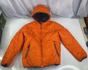 BIG CHILL FREESTYLE BOYS JACKET SIZE 18 ORANGE PUFFER WINTER SNOW SKI COAT - Picture 1 of 9