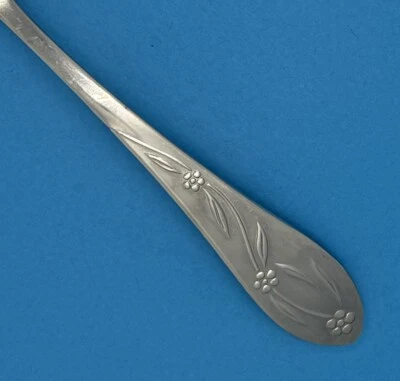 TEMP-TATIONS OLD WORLD FLORAL GLOSSY STAINLESS FLATWARE FLORAL ROUND TIP -CHOICE - Image 1 of 3