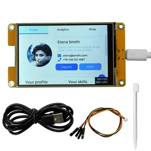 ESP32 WiFi Bluetooth Development Board Dual-core 32-bit 4.0" Smart Touch Display - Picture 1 of 26