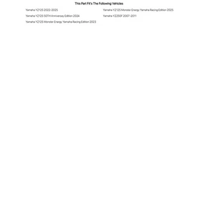Kit de aleación Tusk y cadena tórica piñón trasero azul para Yamaha YZ250F 2007-2011 Foto 1 de 2