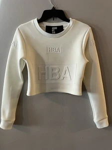 Top Hood by Air White Sz M  International In Polyester Sp5 - Picture 1 of 11