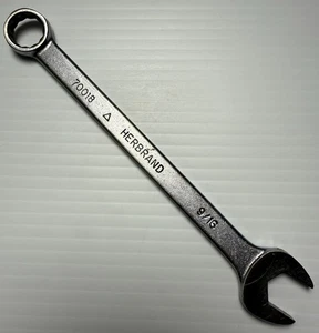 Herbrand Vintage Nº 70018 Llave Combinada 9/16" SAE Llave 12 Puntos EE. UU. Herramienta - Imagen 1 de 12