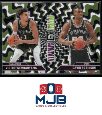 Donruss Optic David Robinson/Victor Wembanyama Optical Illusions #5 2024-25 Foto 1 de 2