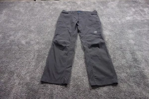 Pantalone Eddie Bauer uomo 36x32 grigio chino prima salita cargo outdoor escursionismo - Foto 1 di 9