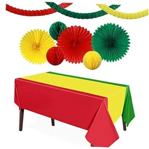 10 Stck. Reggae Geburtstag Party Zubehör 51 x 71 Zoll Kunststoff Rechteckig Tisch - Bild 1 von 6
