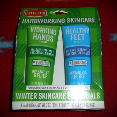 Cremas O'Keeffe's Winter Skin Essentials manos trabajadoras y pies saludables (3 oz Ea.) Foto 1 de 2
