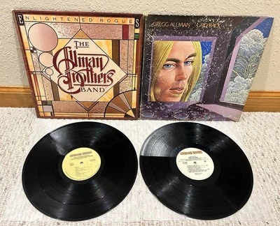 Lot of 2 The Allman Brothers Band & Gregg Allman solo Vinyl LP Albums play test - Image 1 of 4
