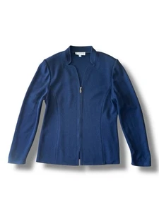 Chaqueta Traje Colección St. John Talla 16 Azul - Imagen 1 de 22