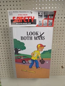 Vintage 1988 Hayes School Publishing, Inc. SAFETY Bulletin Board Aids - Picture 1 of 4