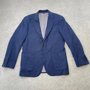 J.Crew Ludlow schmale Passform Blazer 42R blau Baumwolle Leinen unstrukturiert Sport Mantel $ 298 - Bild 1 von 15