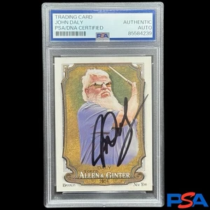 Autógrafo auténtico John Daly 2024 Topps Allen & Ginter Auto PSA - Imagen 1 de 2