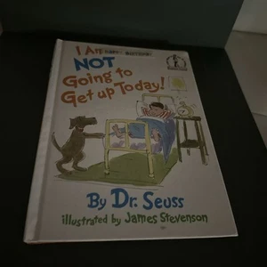 DR SEUSS “I Am Not Going To Get Up Today!” (VHS) 1991 RANDOM HOUSE - Picture 1 of 11