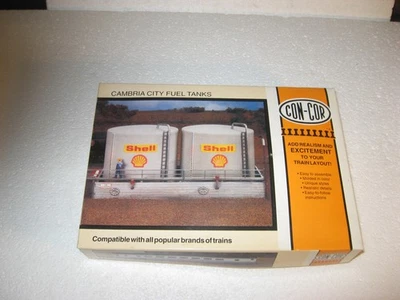 HO SCALE CON-COR CAMBRIA CITY FUEL TANKS KIT! - Image 1 of 4