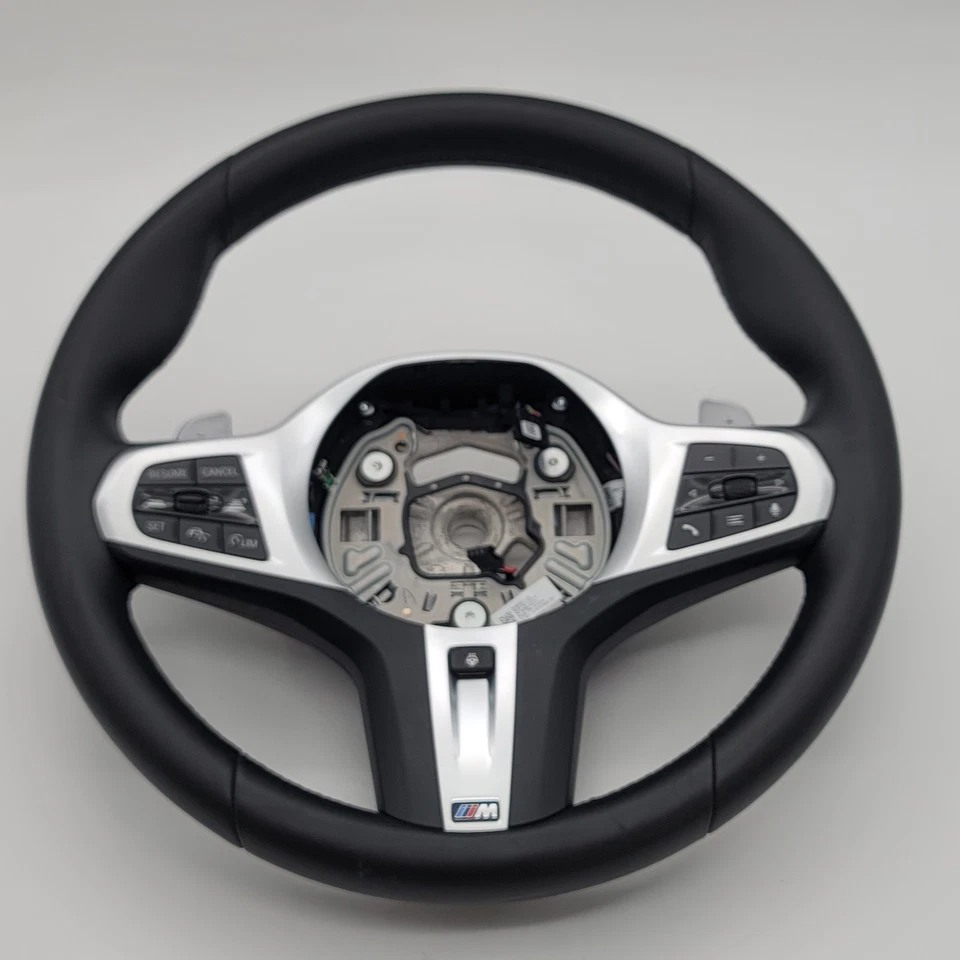 2022 - 2024 BMW 230i M240I G42 OEM M-SPORT LEATHER HEATED STEERING WHEEL BLACK - Image 1 of 4