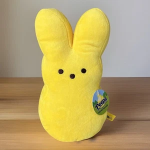PEEPS Yellow Easter Bunny Plush Stuffed Animal Toy Easter 2015 NEW w/ tags - Picture 1 of 12