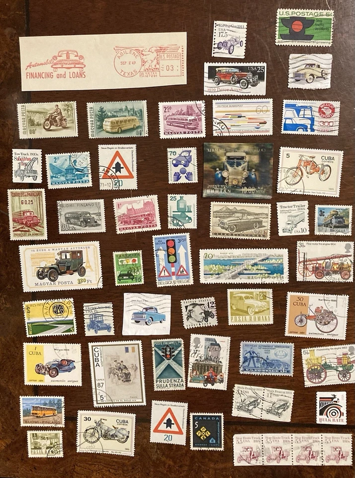 Estampillas de autos de Estados Unidos y de todo el mundo para conducir motocicletas camiones (45+ diferentes) holograma Foto 1 de 1