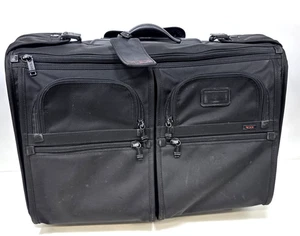 TUMI Alpha 22033DH 22” Black Carry-On Wheeled Garment Bag Rolling Suitcase (READ - Picture 1 of 22