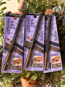 Lápiz modelador de cejas Maybelline Express #255 ¡Paquete X3 marrón suave! - Imagen 1 de 1