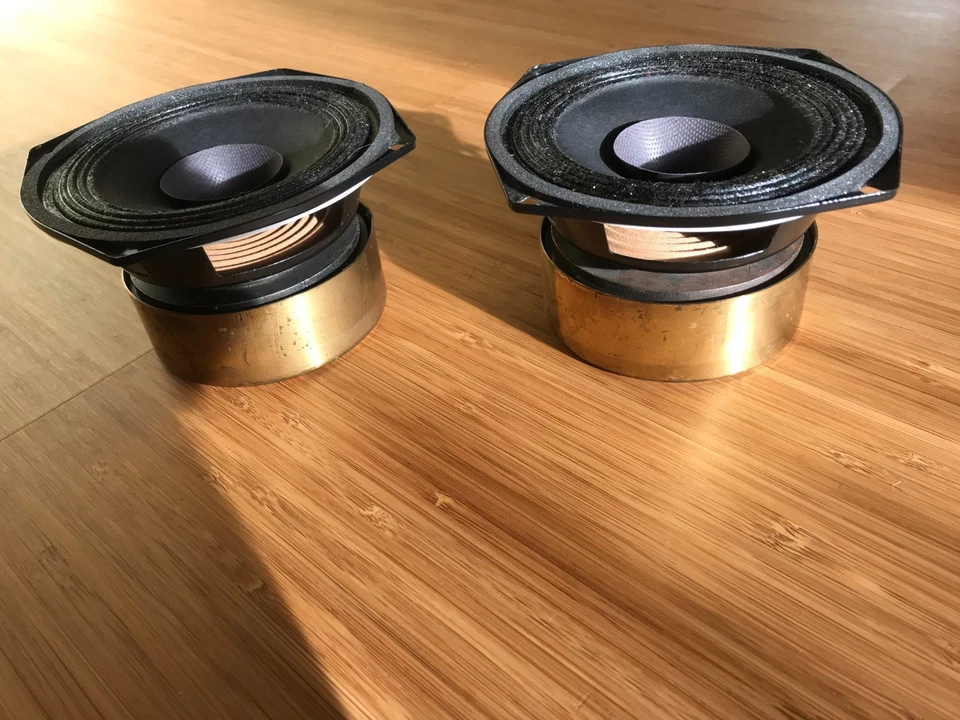 Paar ultraseltene 13cm Supravox Breitbänder, Fullrange, mit Hochtonkegel - Bild 1 von 4