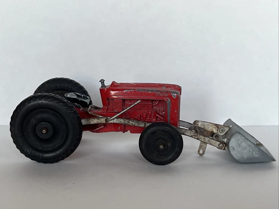 Vintage Tootsie Toy Ford Tractor with Front Scoop Loader 1950’s Tractor - Image 1 of 4