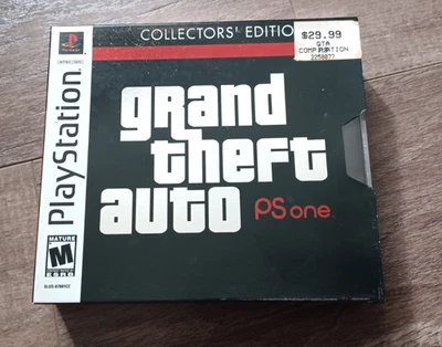 GRAND THEFT AUTO COLLECTOR'S EDITION (GTA 1, 2, London) Playstation 1 / PS1 CIB! - Image 1 of 4
