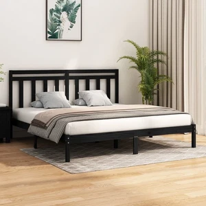 Giroletto Nero in Legno Massello 200x200 cm 2461595 - Foto 1 di 5