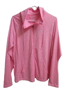 Under Armour Heatgear Pink Loose Fit Full Zip Jacke - XLarge - SCHÖN - Bild 1 von 7