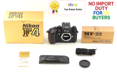 ¡¡Rejilla!! [N COMO NUEVO en caja con MF-22] Cuerpo de cámara fotográfica Nikon F4 DP-20 35 mm SLR Japón Foto 1 de 4