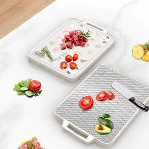 Dual Sided Kitchen Chopping Board for Fruits and Meats Stainless Steel - Photo 1/24