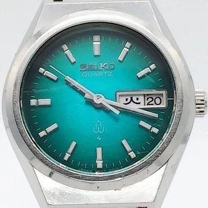 Seiko Zifferblatt 7903-0010 Damen Quarzuhr grün analog getestet aus Japan - Bild 1 von 6