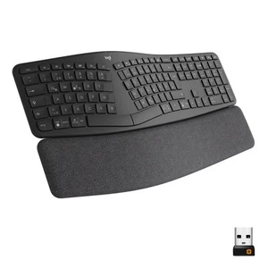 Logitech ERGO K860 Ergonomic Split Keyboard, QWERTZ German Layout - Grey Tastatu - Picture 1 of 10